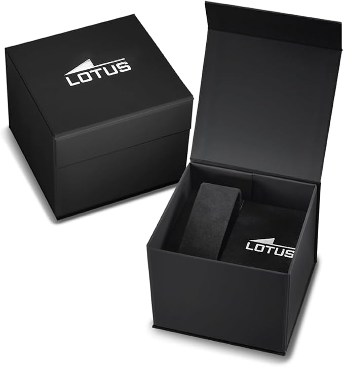LOTUS Reloj Hombre Analógico de Acero Inoxidable 316l Plateado
