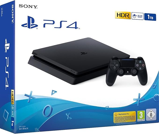 PlayStation 4 (PS4) - Consola Slim 1TB Negra