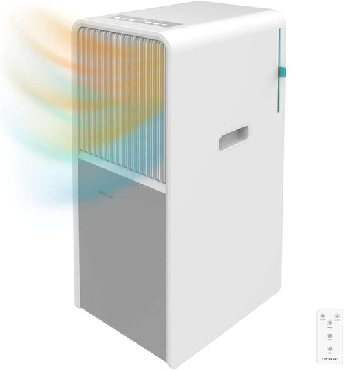 Cecotec Aire Acondicionado Portátil con Mando y Bomba de Calor ForceClima 9450 Style Heating, 9000 BTU, Táctil, Pantalla LED