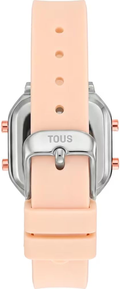 TOUS Reloj Digital XPRESURSLF Correa DE Silicona con Caja Y Hebilla Acero Inoxidable IPG