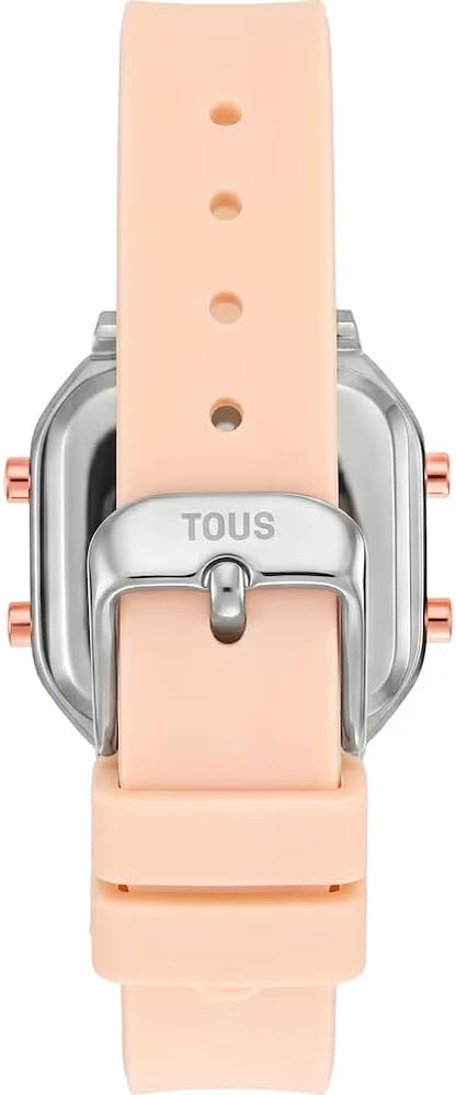 TOUS Reloj Digital XPRESURSLF Correa DE Silicona con Caja Y Hebilla Acero Inoxidable IPG