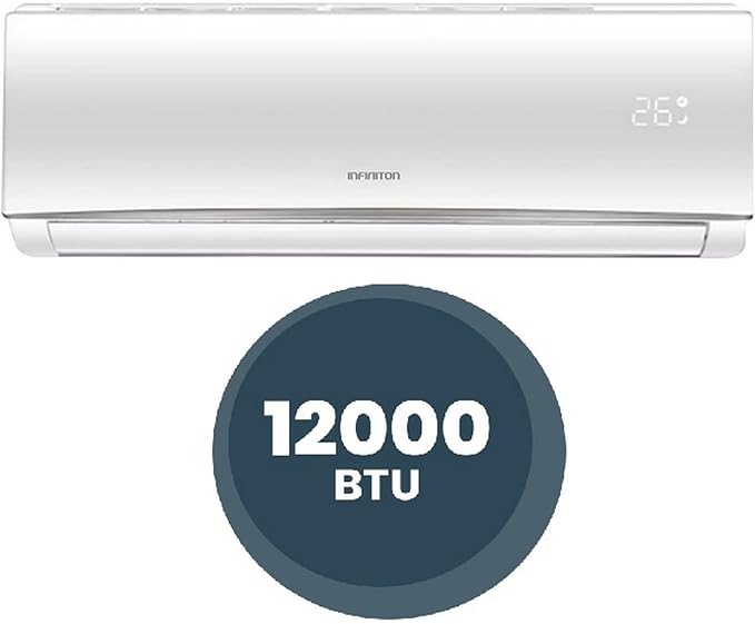 INFINITON Aire Acondicionado SPTSE12A2, 12000 BTU, Wifi Incorporado, Bomba de Calor, Control Remoto, Modo Sleep, A++, Blanco [Clase de eficiencia energética A++]