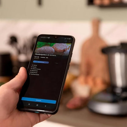 Cecotec Robot de Cocina Multifunción con Dispensador de Alimentos Mambo Touch con Jarra Habana Pro. 37 Funciones, Pantalla Táctil, App Mambo, 3.3L, Báscula, Autolimpieza, Jarra Cerámica