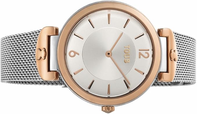 TOUS Watches s-Mesh Reloj para Mujer Analógico de Cuarzo con Brazalete de Acero Inoxidable 700350285