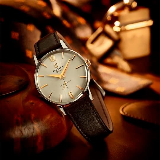 Festina Reloj Analógico Hombre de Cuero
