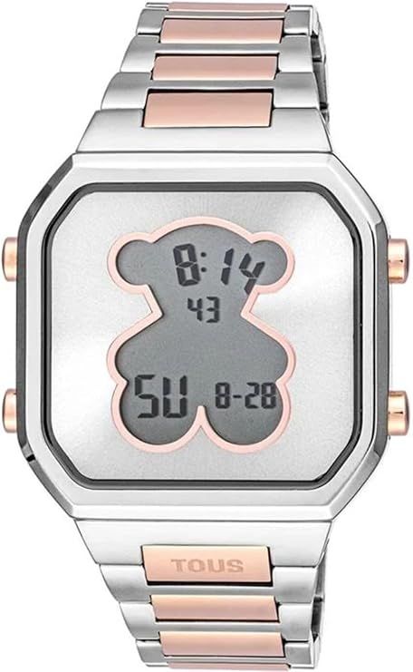 TOUS Reloj Digital con Brazalete de Acero SS D-BearTOUS Reloj Digital con Brazalete de Acero SS D-Bear