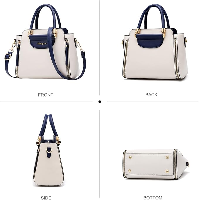 NICOLE & DORIS Bolso de Las Señoras Pequeño Bolso de Mano Diseñador Bolso Bandolera Mujer Bolso Hombro Cuero PU Bolsa de Mensajero Bolso con asa Superior Rosa