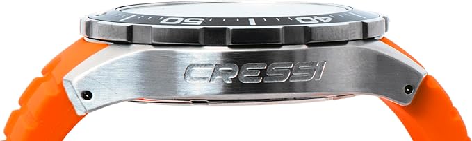 Cressi Manta - Reloj Submarino Profesional 10 ATM con Mecanismo de Cuarzo