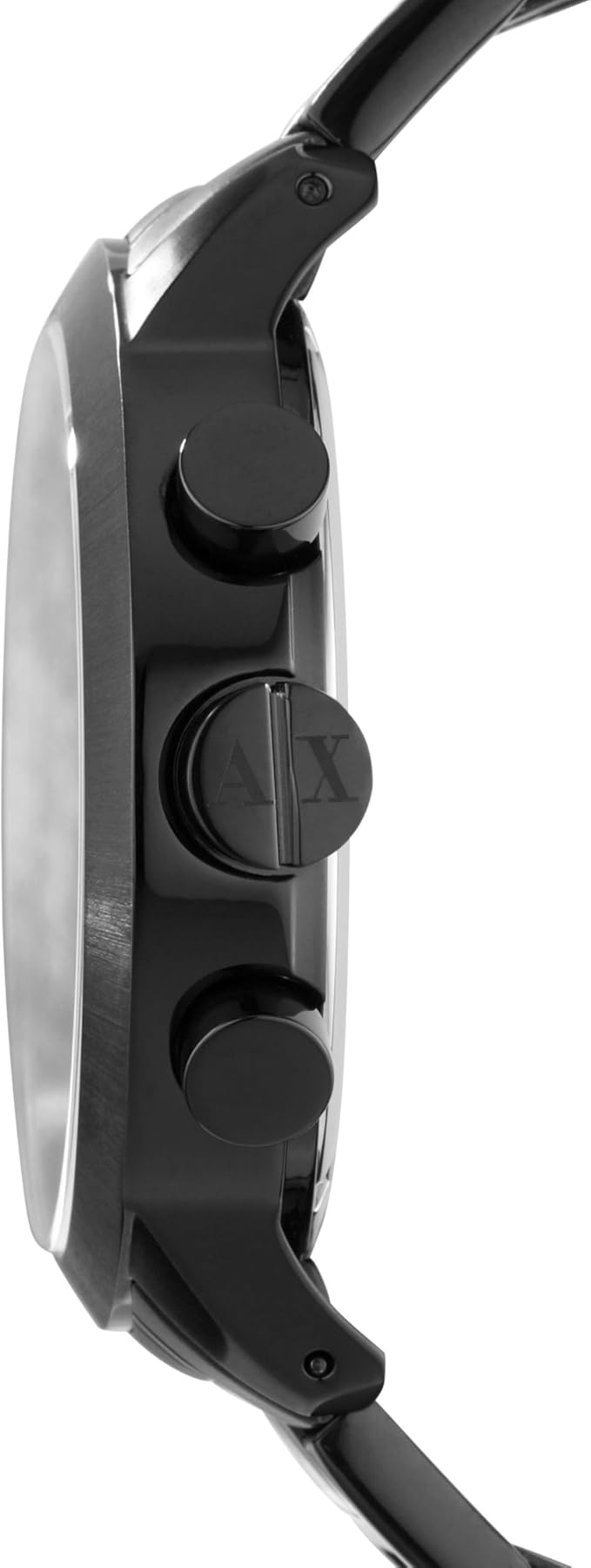 Armani Exchange Reloj Hombre, Movimiento Cuarzo cronógrafo y Caja 49mm con Correa Acero
