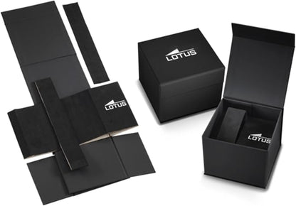 LOTUS Reloj Hombre Analógico de Cuero