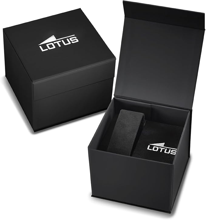 LOTUS Reloj Hombre Analógico de Acero Inoxidable 316l Plateado