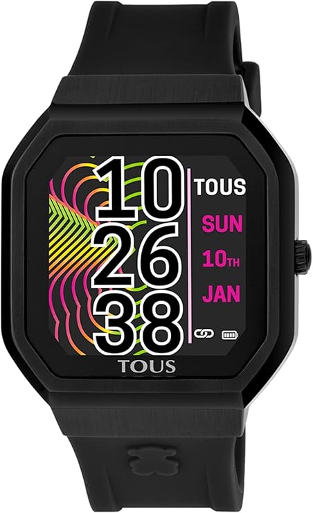 TOUS Watches b-Connect Reloj para Mujer Digital de Cuarzo con Brazalete de Piel sintética 200351005