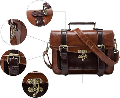 Ecosusi – Bolso bandolera para mujer, vintage, Marron 2 (marrón) - Eco012827057