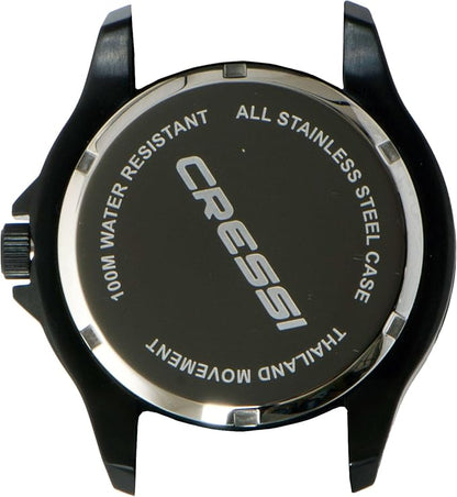 Cressi Manta - Reloj Submarino Profesional 10 ATM con Mecanismo de Cuarzo