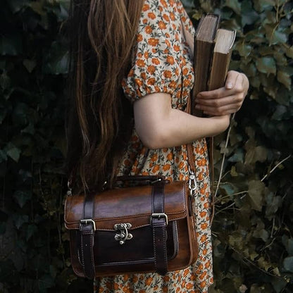 Ecosusi – Bolso bandolera para mujer, vintage, Marron 2 (marrón) - Eco012827057