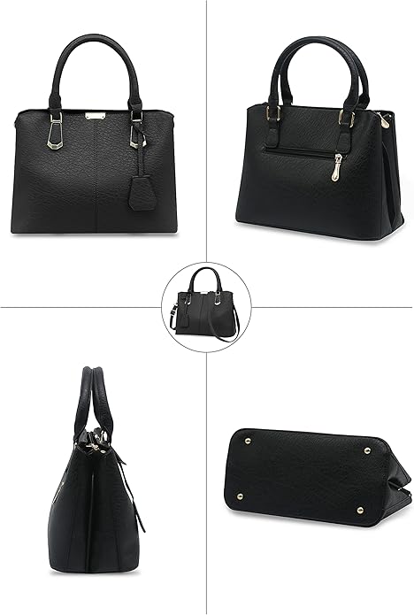 Pahajim Bolsos Bandolera Mujer Bolso de Mano Ajustables PU Piel Tote Bag Bolso Elegante Mujer para Trabajo Diario Vida