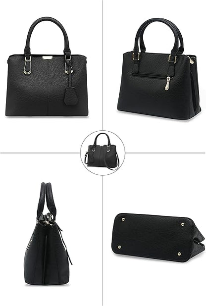 Pahajim Bolsos Bandolera Mujer Bolso de Mano Ajustables PU Piel Tote Bag Bolso Elegante Mujer para Trabajo Diario Vida