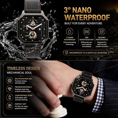 Juego de Regalo para Hombre, Reloj de Pulsera, Llavero, Gafas de Sol, día del Padre, día de San Valentín, Boda, Navidad, Novio, Regalo
