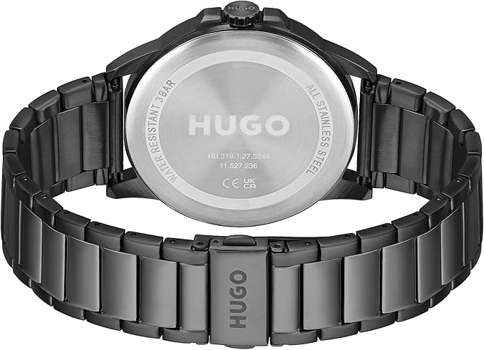 HUGO Reloj Analógico de Cuarzo para Hombre Colleción #First - Dispobible con Correa de Acero Inoxidable o de Cuero