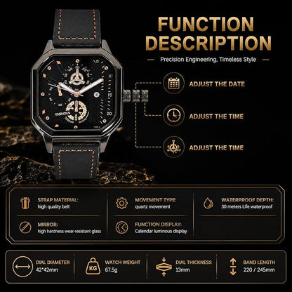 Juego de Regalo para Hombre, Reloj de Pulsera, Llavero, Gafas de Sol, día del Padre, día de San Valentín, Boda, Navidad, Novio, Regalo