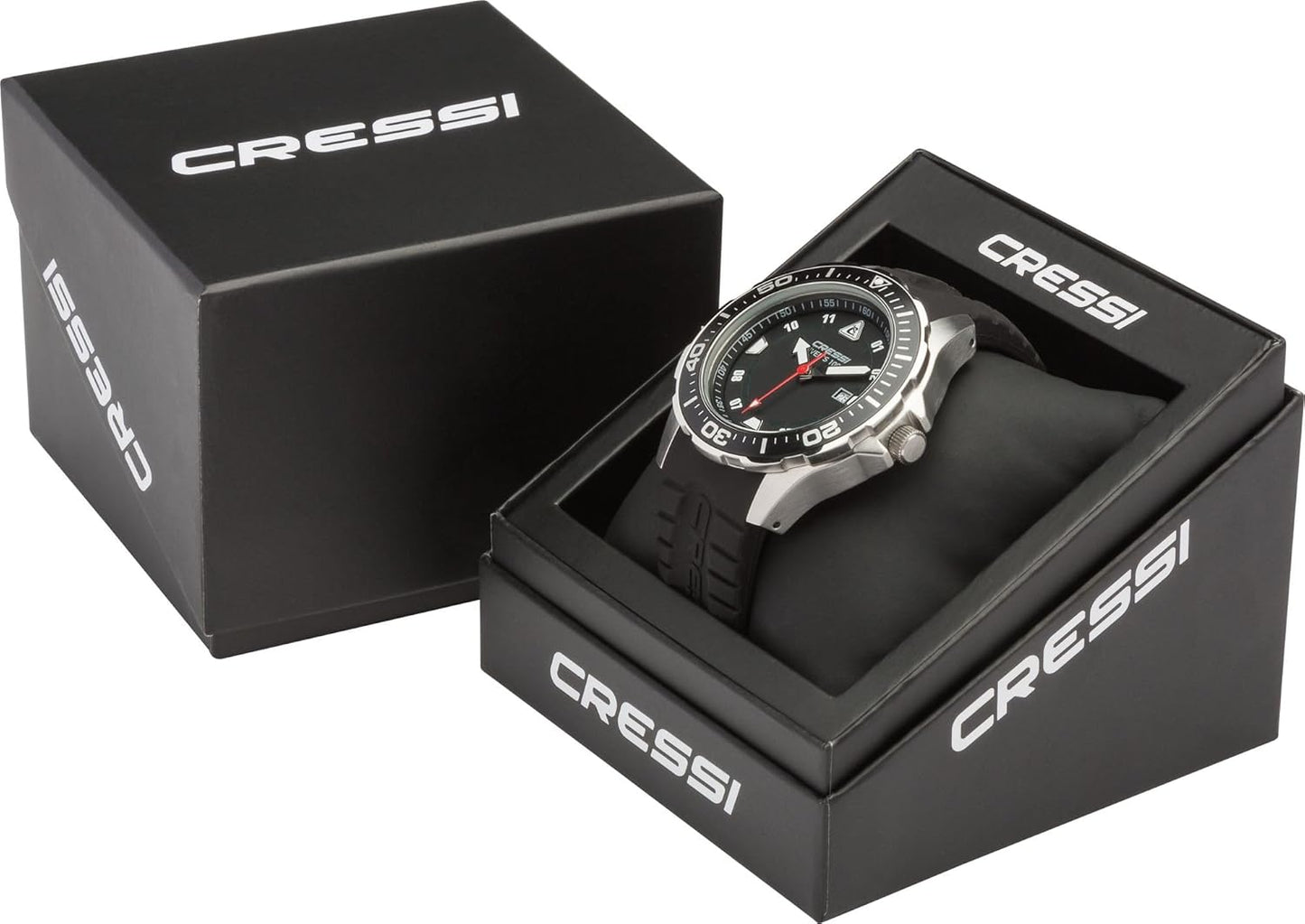 Cressi Manta - Reloj Submarino Profesional 10 ATM con Mecanismo de Cuarzo