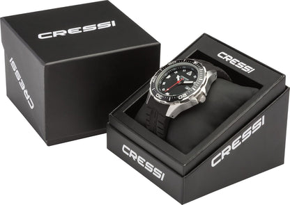Cressi Manta - Reloj Submarino Profesional 10 ATM con Mecanismo de Cuarzo