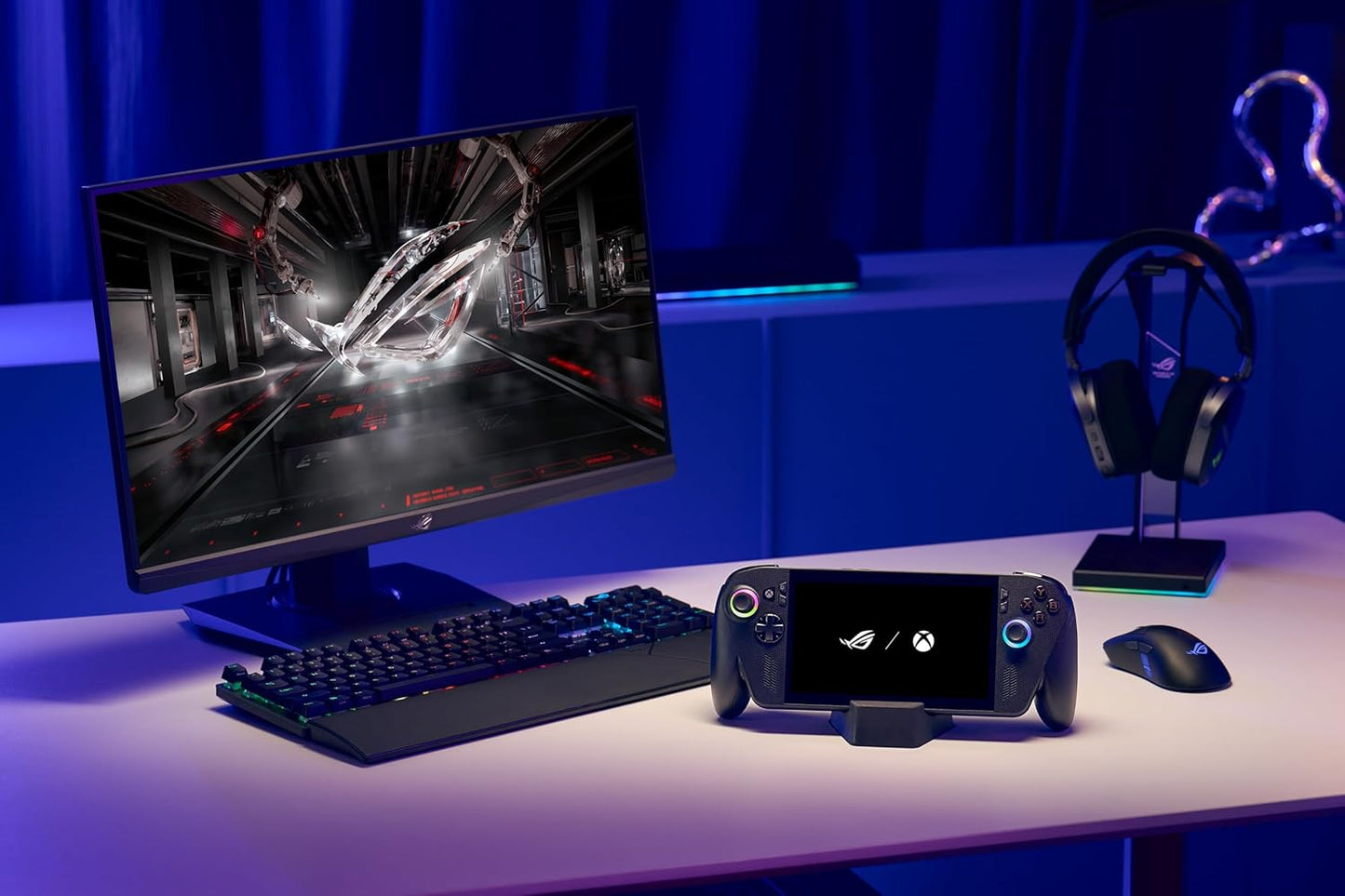 ASUS ROG Xbox Ally X - Consola Portátil Gaming 7" Full HD 120Hz (AMD Ryzen AI Z2 Extreme, 24GB RAM, 1TB SSD, Batería 80Wh, Windows 11, Consigue 3 meses gratis de Game Pass Premium) - Color Negro