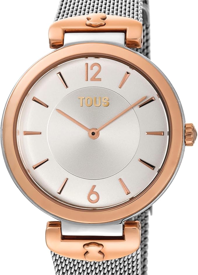 TOUS Watches s-Mesh Reloj para Mujer Analógico de Cuarzo con Brazalete de Acero Inoxidable 700350285