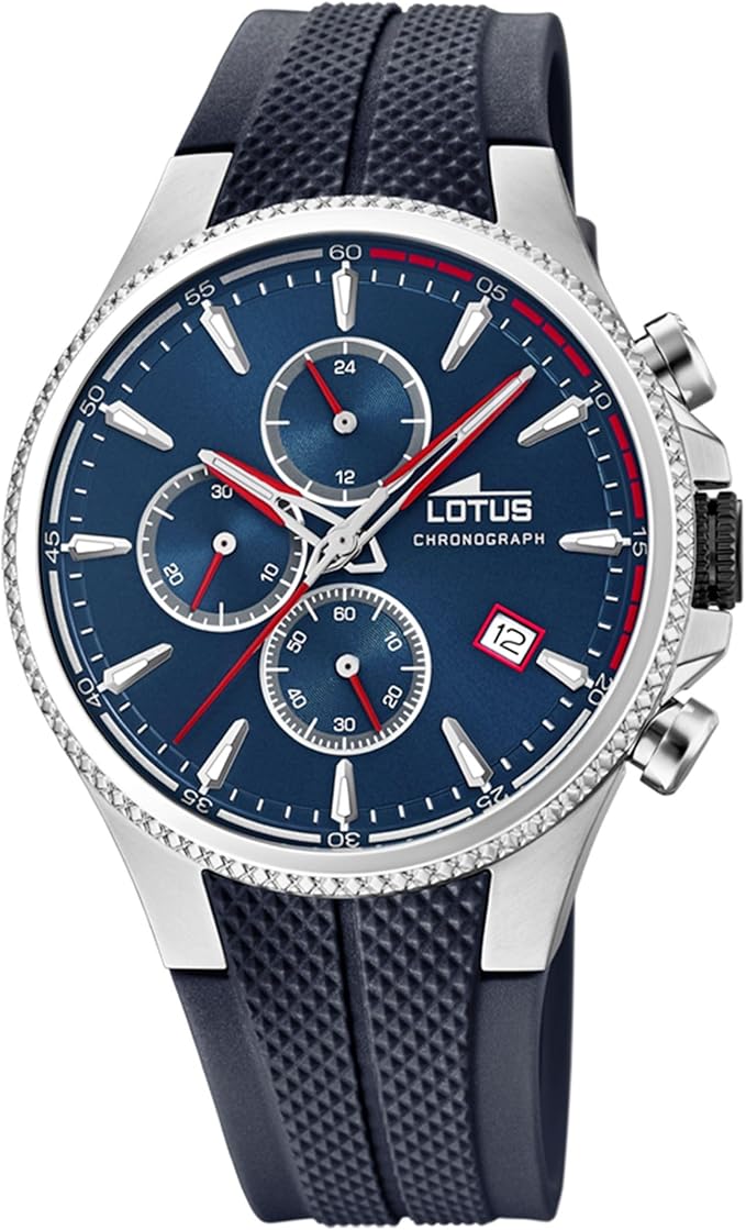 LOTUS Reloj Hombre Analógico de Caucho