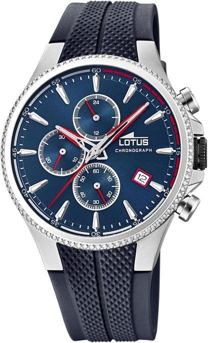 LOTUS Reloj Hombre Analógico de Caucho
