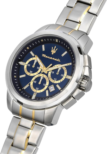 Maserati Reloj para Hombre, Colección SUCCESSO, en Acero, PVD Oro - R8873621016