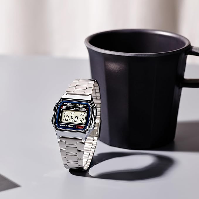 Reloj Casio A158WA-1CR, Reloj para Hombre A158WEA-1EF