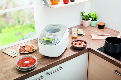 Moulinex Maxichef Advance MK8121 - Robot de cocina, 45 programas de cocción, programable hasta 24 horas, bol con capacidad hasta 4 personas, función diferido programable, Plata Premium