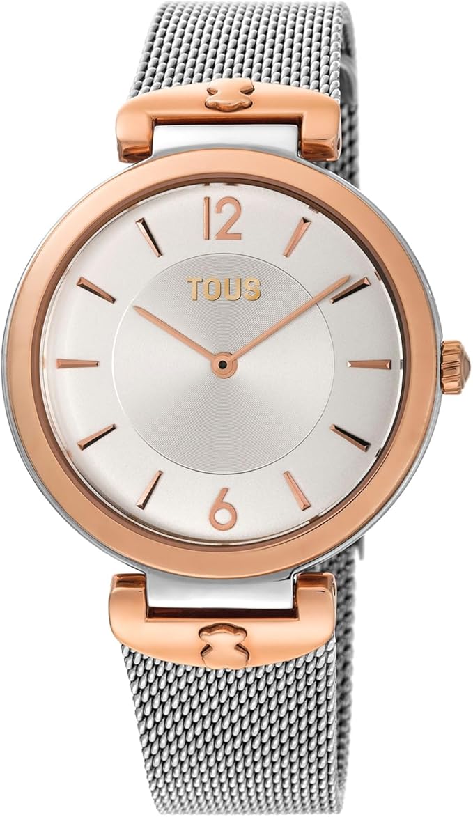 TOUS Watches s-Mesh Reloj para Mujer Analógico de Cuarzo con Brazalete de Acero Inoxidable 700350285