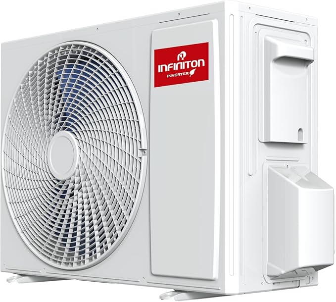 Infiniton Aire Acondicionado Split SPTTC12A2, 12000 BTU - Bomba de Calor, Mando a distancia, Pantalla LED, Deshumidificador, Bajo Consumo [Clase de eficiencia energética A++]