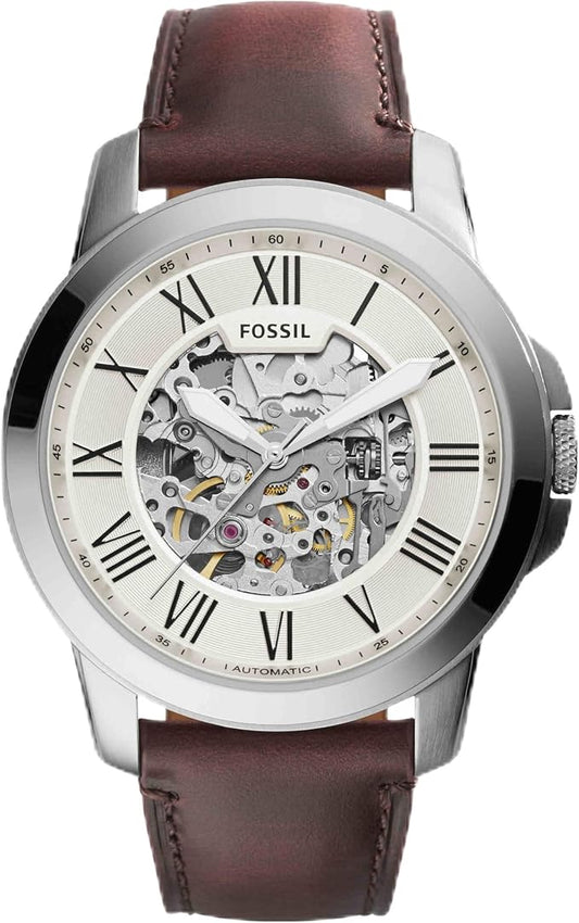 Fossil Grant Reloj mecánico automático de acero inoxidable para hombre