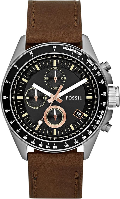 Fossil Reloj para Hombre Decker, Movimiento cronógrafo de Cuarzo