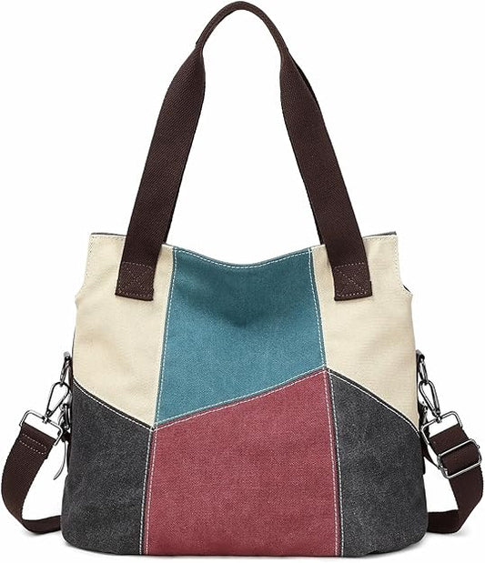 Bolso de Lona para Mujer Bolso de Las Señoras de la Lona Bolso de Hombro de Las Mujeres Bolso Bandolera Bolso Tote Bolso Shopper