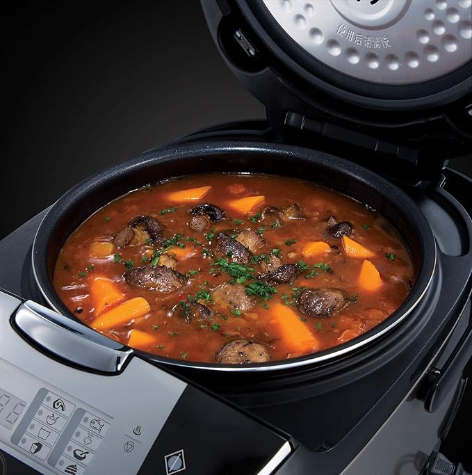 Russell Hobbs Robot de Cocina Cook@Home - Capacidad 5 L, Recipiente de Acero Inoxidable, Tapa Anticondensación, Plata - 21850-56
