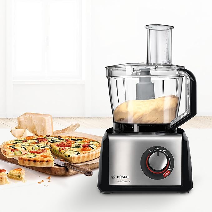Bosch - Procesador de alimentos, MultiTalent 8, 1250 W, Negro, Acero inoxidable, MC812M844Bosch - Procesador de alimentos, MultiTalent 8, 1250 W, Negro, Acero inoxidable, MC812M844