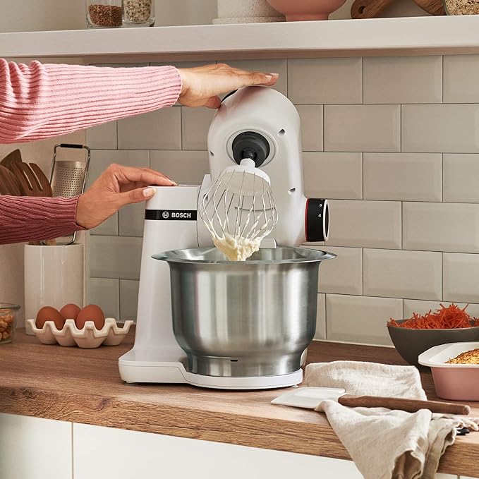 Bosch - Robot de cocina, Serie 2, MUM, 700 W, Blanco, MUMS2EW00