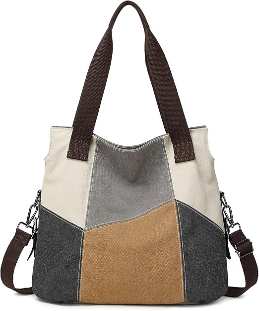 Bolso de Lona para Mujer Bolso de Las Señoras de la Lona Bolso de Hombro de Las Mujeres Bolso Bandolera Bolso Tote Bolso Shopper