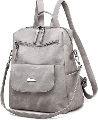 UBAYMAX Mochilas Mujer de Cuero PU,Mochila Casual de Moda,Bolso Mochila Monedero de Sintético,Bolsa de Hombro Escuela Viaje Compras Señoras,Moda Regalo para para Mujer