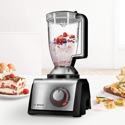 Bosch - Procesador de alimentos, MultiTalent 8, 1250 W, Negro, Acero inoxidable, MC812M844Bosch - Procesador de alimentos, MultiTalent 8, 1250 W, Negro, Acero inoxidable, MC812M844