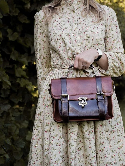 Ecosusi – Bolso bandolera para mujer, vintage, Marron 2 (marrón) - Eco012827057