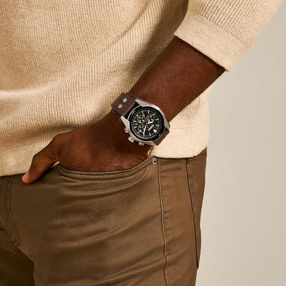 Fossil Reloj para Hombre Coachman, Movimiento cronógrafo de Cuarzo