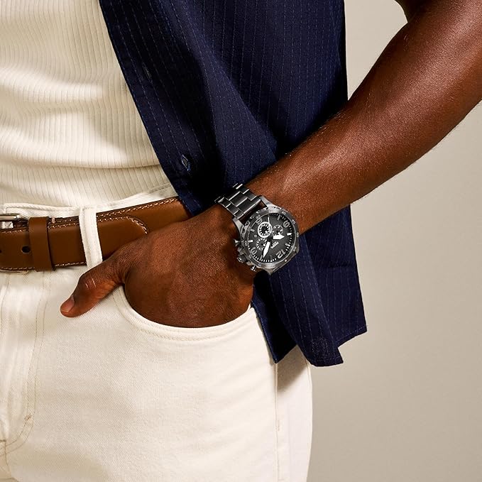 Fossil Cinturones de Piel con Hebilla marrón para HombreFossil Cinturones de Piel con Hebilla marrón para Hombre